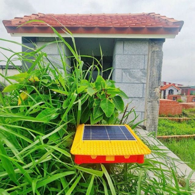  Loại A - Đài Niệm Phật Năng Lượng Mặt Trời Mái Chùa Cao Cấp - Máy tụng Kinh Địa Tạng năng lượng 