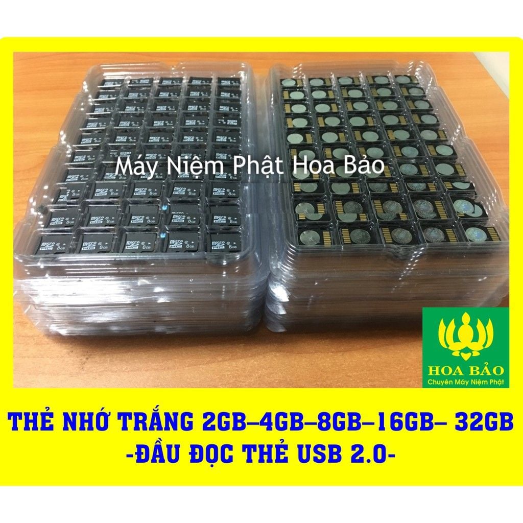 Thẻ nhớ TRẮNG - 2GB 4GB 8GB 16GB 32GB 