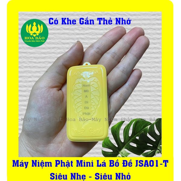  ⭐️Mini lá bồ đề  - Máy Niệm Phật Mini JAS01-T - Hàng Chuẩn Tịnh Tông 