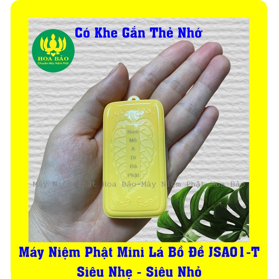 ⭐️Mini lá bồ đề  - Máy Niệm Phật Mini JAS01-T - Hàng Chuẩn Tịnh Tông 