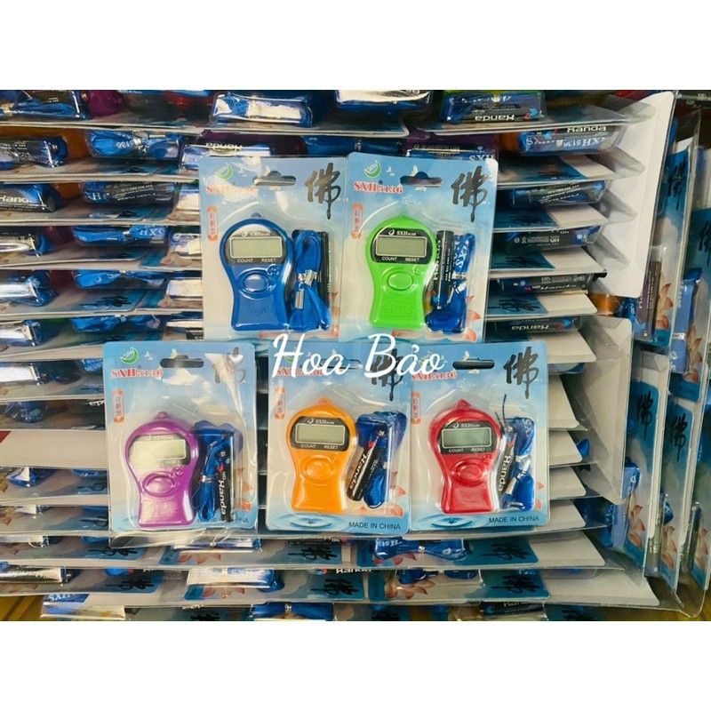  MÁY BẤM SỐ NIỆM PHẬT - MÁY ĐẾM SỐ NIỆM PHẬT  LOẠI ĐEO CỔ 