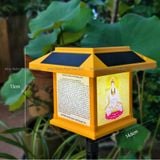  MỚI - Máy Niệm Phật Năng Lượng Mặt Trời Ngôi Nhà, Có Đèn 