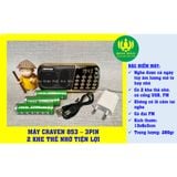  ✔️Máy Nghe Pháp Craven ✔️Siêu Bền&Đẹp - Loa thẻ nhớ Craven 25a/836s/853 - Đài Pháp Thoại nghe FM/USB/Thẻ Nhớ 