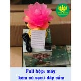  Đèn Thờ Hoa Sen có Loa Niệm Phật 58 bài - dùng điện trực tiếp 
