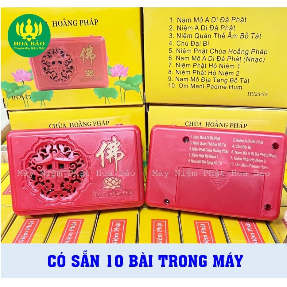  Máy Tụng Kinh 10 bài, Đài Niệm Phật 12 bài 