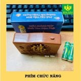  Đài niệm Phật 10 bài Nâu - Để Bàn Thờ - TẶNG KÈM PIN 