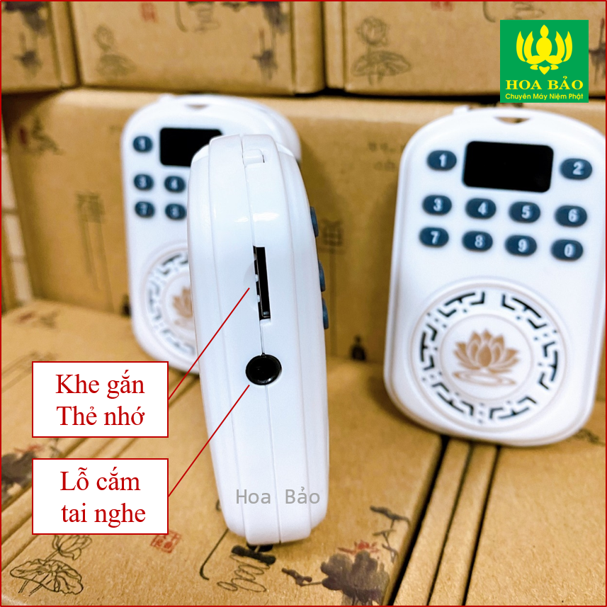  Máy niệm Phật Mini SEN 69 BÀI, Có Phím Số, âm thanh to 