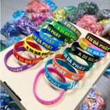  Vòng Tay A Di Đà Phật  - Vòng Tay Cao Su chữ A Di Đà Phật 