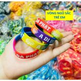  Vòng Tay A Di Đà Phật  - Vòng Tay Cao Su chữ A Di Đà Phật 