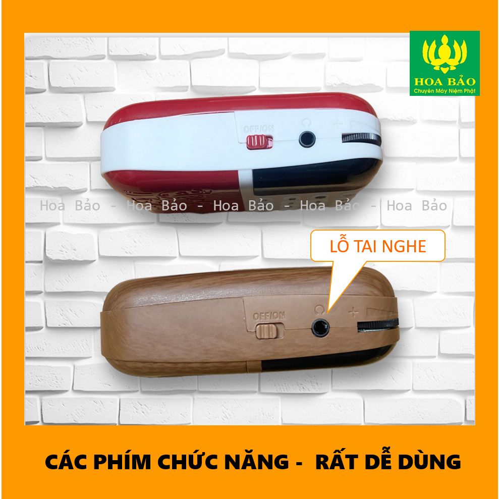  ✔️Máy Niệm Phật Size Vừa - Pin Trâu - 55 bài có sẵn - Loa HY08 