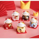  BỘ TƯỢNG 5 MÈO THẦN TÀI - CỰC KỲ MAY MẮN - 5 MÈO MANEKI NEKO 