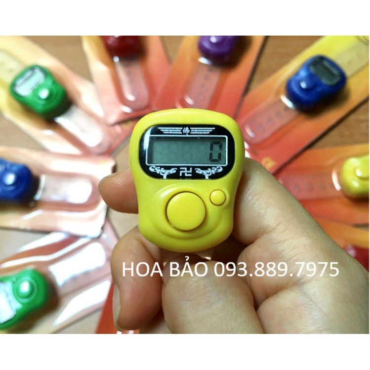  Combo 10 máy bấm số Niệm Phật Loại xỏ ngón - Máy đếm số Niệm Phật 
