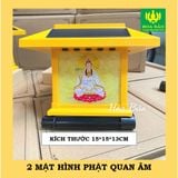  MỚI - Máy Niệm Phật Năng Lượng Mặt Trời Ngôi Nhà, Có Đèn 