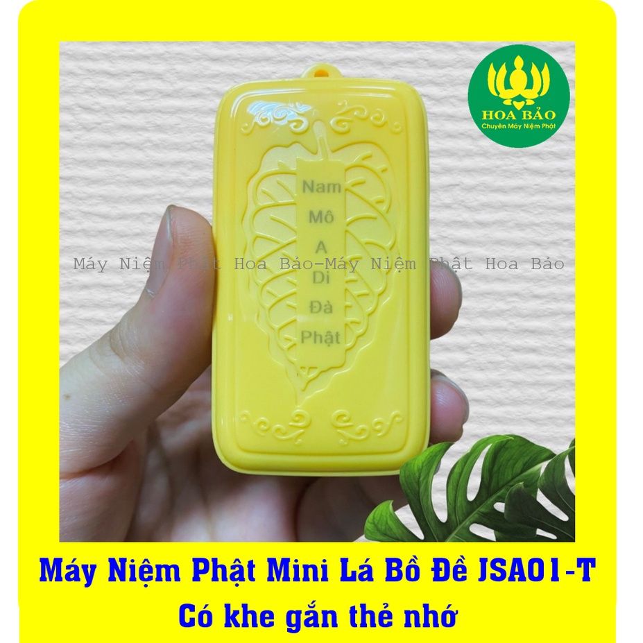  ⭐️Mini lá bồ đề  - Máy Niệm Phật Mini JAS01-T - Hàng Chuẩn Tịnh Tông 