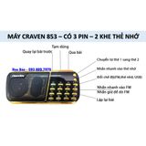  LOA 3PIN CRAVEN NGHE PHÁP NIỆM PHẬT 
