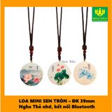  Máy Niệm Phật Mini Sen tròn - MẪU MỚI - Gắn thẻ nhớ, Bluetooth 