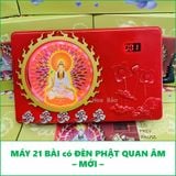  Máy Niệm Phật 21 bài - Phát Quang Hình Quán Thế Âm - Đài Tụng Kinh 21 bài Có Đèn 