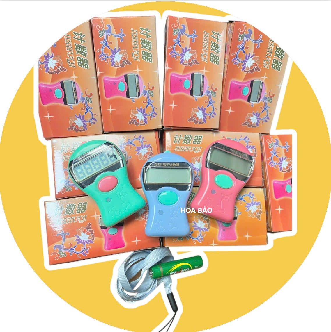  MÁY BẤM SỐ NIỆM PHẬT - MÁY ĐẾM SỐ NIỆM PHẬT  LOẠI ĐEO CỔ 