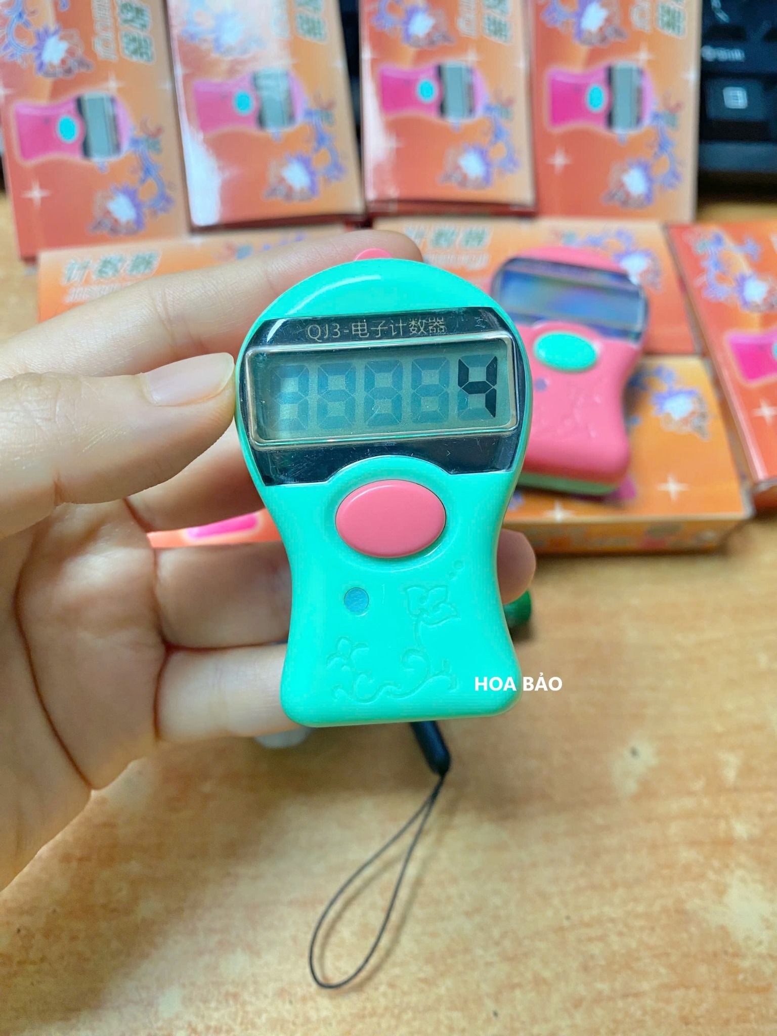  MÁY BẤM SỐ NIỆM PHẬT - MÁY ĐẾM SỐ NIỆM PHẬT  LOẠI ĐEO CỔ 