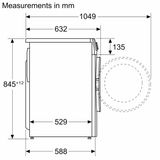 Máy giặt cửa trước Bosch WGA14400SG 9 kg, 1400 vòng/phút, Series 4