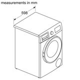 Máy giặt cửa trước Bosch WGG234E0SG 8 kg, 1200 vòng/phút, Series 6