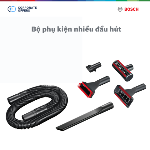 Bộ phụ kiện đầu hút máy hút bụi có bao gồm vòi hút nệm/bàn chải nội thất/bọc ghế sô pha