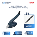 Bàn ủi Tefal 2-trong-1 Duo Power, kết hợp ủi hơi và cầm tay