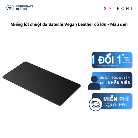 Miếng lót chuột da Satechi Vegan Leather cỡ lớn
