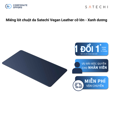Miếng lót chuột da Satechi Vegan Leather cỡ lớn
