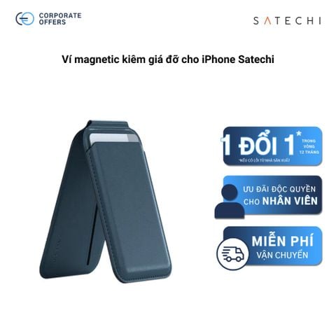 Ví magnetic kiêm giá đỡ cho iPhone Satechi