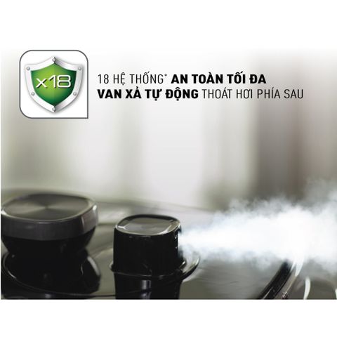 Nồi áp suất Tefal Smart Pro IH Multicooker CY638868 - 1300W, 5L (Tặng 1 Hộp nhựa vuông Tefal Masterseal 1.2L)