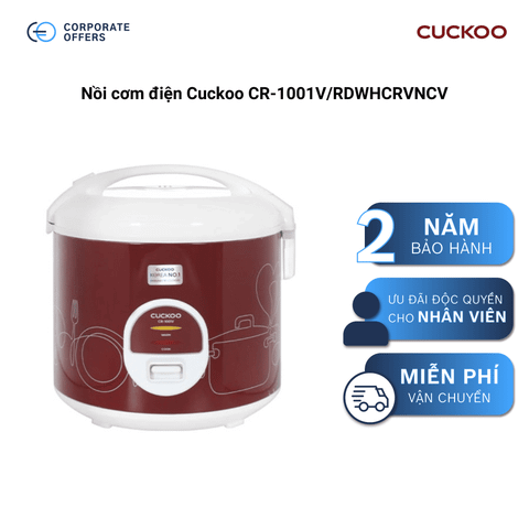 Nồi cơm điện Cuckoo CR-1001V/RDWHCRVNCV