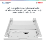 Bộ xếp chồng cho máy giặt và máy sấy quần áo có kệ kéo ra (Dùng cho các mã máy sấy WQG24200SG/ WTH83028SG/ WTW85400SG/ WTN84201MY/ WPG24100MY/ WPG23100SG)