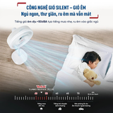 Quạt đứng TEFAL TB Silence Plus VH689990 - Trắng Cánh Xanh