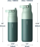 Bình nước giữ nhiệt + lọc LARQ PureVis 2 1L / 34oz