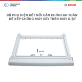 Bộ dụng cụ xếp chồng để căn chỉnh an toàn máy sấy quần áo trên máy giặt (Dùng cho các mã máy sấy WQG24570SG/WTW8760EPL/WTX87MH0SG/WTX87MH0SG/WTR85V00SG)