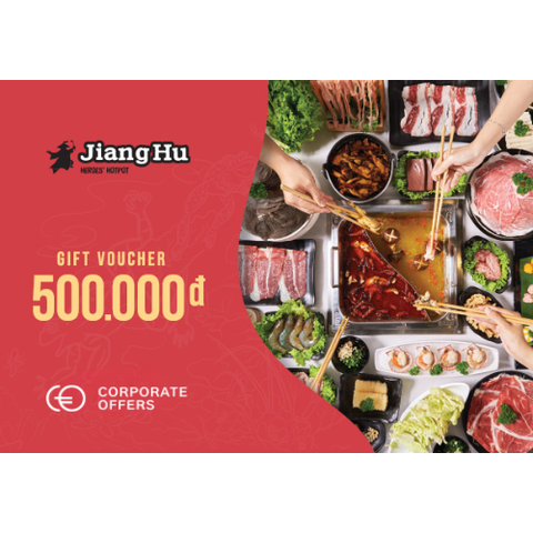[E-VOUCHER] JiangHu Heroes’ Hotpot - Phiếu quà tặng JiangHu Heroes' Hotpot 500K