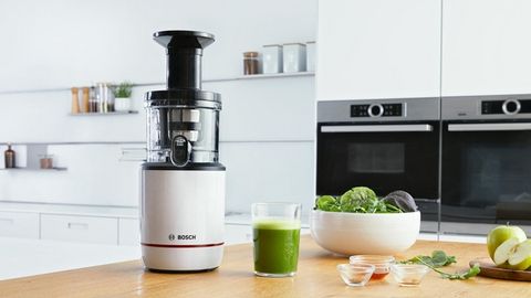 Máy ép chậm Bosch MESM500W 150W 2 bộ lọc (trắng)