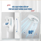 Quạt đứng TEFAL TB Silence Plus VH689990 - Trắng Cánh Xanh