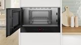 Lò vi sóng kèm nướng âm tủ Bosch BEL7321B1 - Series 8