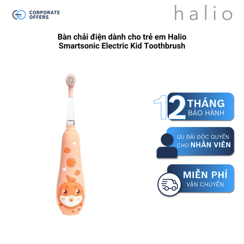 Bàn chải điện dành cho trẻ em Halio Smartsonic Electric Kid Toothbrush
