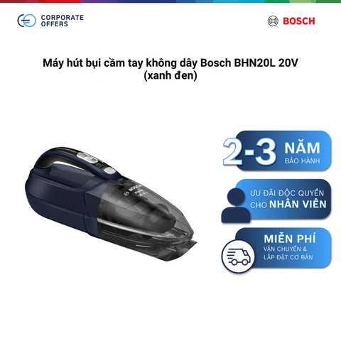 Máy hút bụi cầm tay không dây Bosch BHN20L 20V (xanh đen)