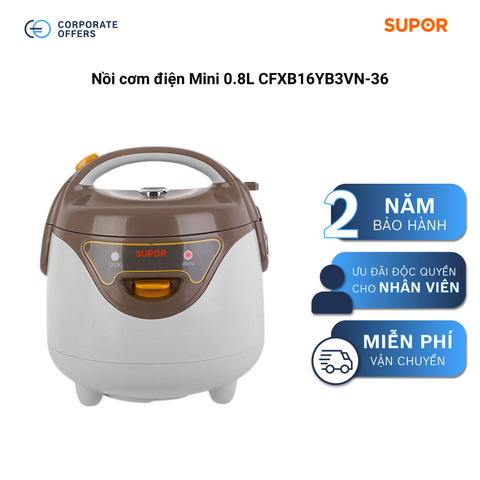 Nồi cơm điện Supor Mini 0.8L CFXB16YB3VN-36