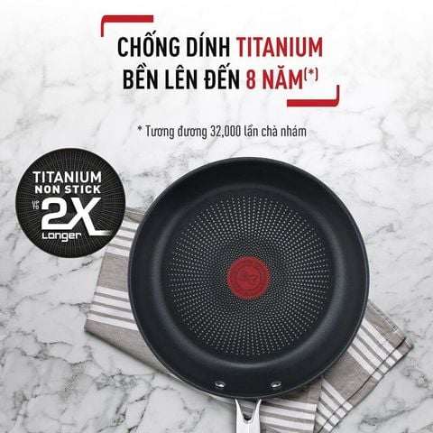 Chảo chiên Inox cao cấp Tefal Duetto Plus 26cm
