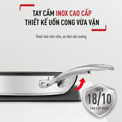Chảo chiên Inox cao cấp Tefal Duetto Plus 28cm