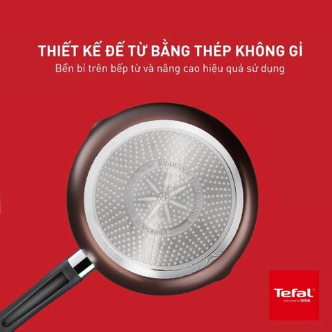 [QUÀ TẶNG KHÔNG BÁN] Chảo sâu lồng chống dính đáy từ Tefal Day By Day 24cm