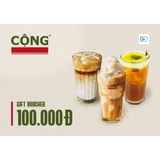 [E-VOUCHER] Cộng Cà Phê - Phiếu quà tặng Cộng Cà Phê 100k