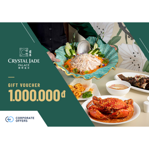 [E-VOUCHER] CRYSTAL JADE PALACE - Phiếu quà tặng Crystal Jade Palace 1000K