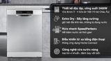 Máy rửa chén độc lập Bosch SMS6ECI93E Inox, chống vân tay (60 cm) - Series 6