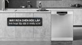 Máy rửa chén độc lập Bosch SMS6ECI93E Inox, chống vân tay (60 cm) - Series 6